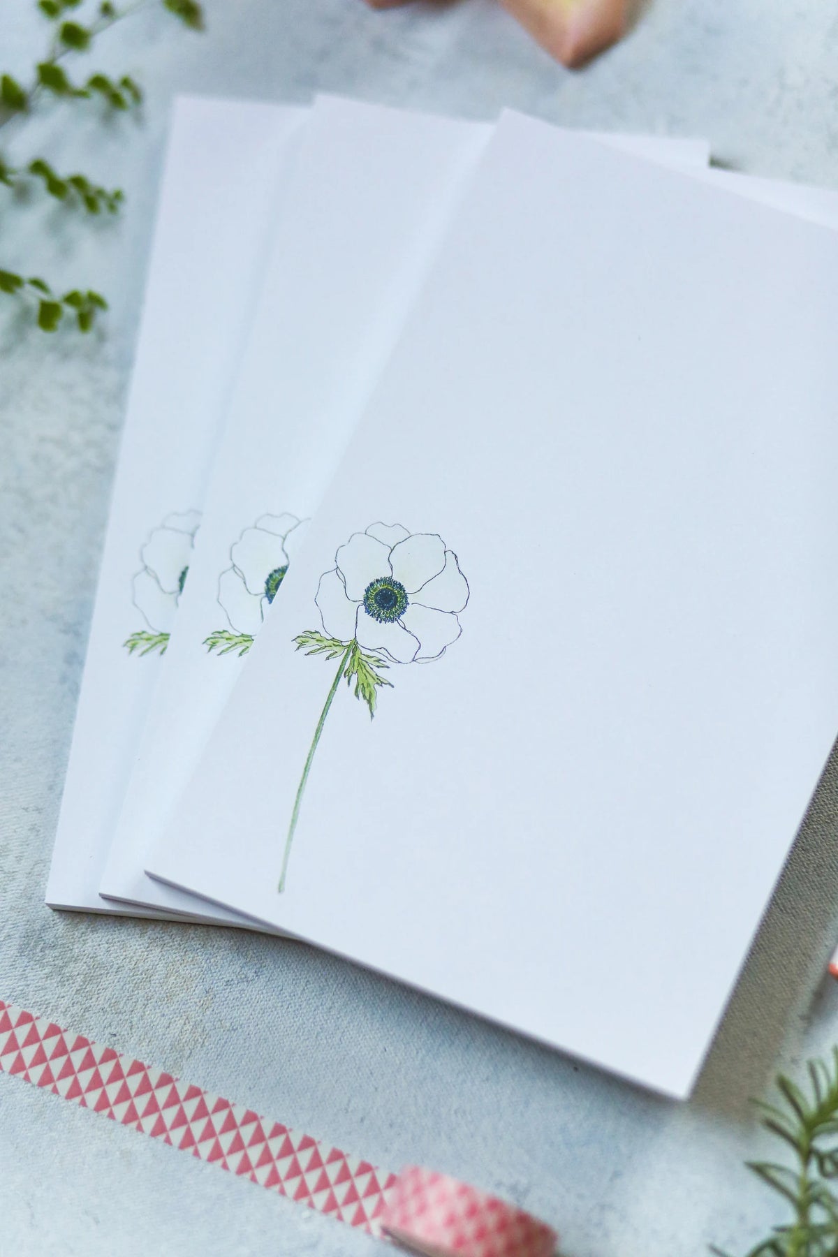 Anemone Notepad — Elizabeth Street Floral